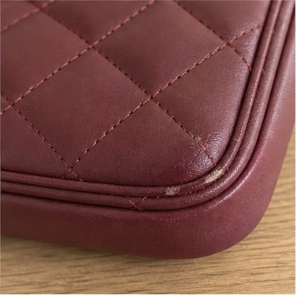 Burberry Vintage Check Beige Coated Canvas Belt Bag